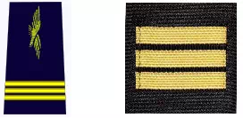 Galon de capitaine de l'Armée de l'Air et de l'Espace