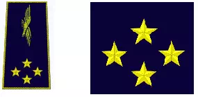 Galon de général de corps aérien de l'Armée de l'Air et de l'Espace
