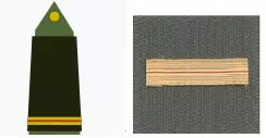 Galon adjudant armes montées de l'Armée de Terre