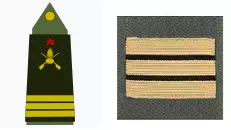 Galon capitaine de l'Armée de Terre