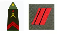 Galon caporal ou brigadier de l'Armée de Terre