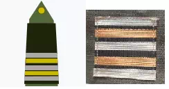 Galon lieutenant-colonel armes montées de l'Armée de Terre