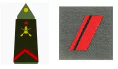 Galon soldat première classe de l'Armée de Terre