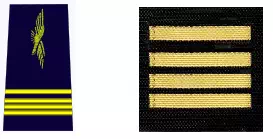 Galon de commandant de l'Armée de l'Air et de l'Espace