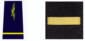 Galon de sous-lieutenant de l'Armée de l'Air et de l'Espace