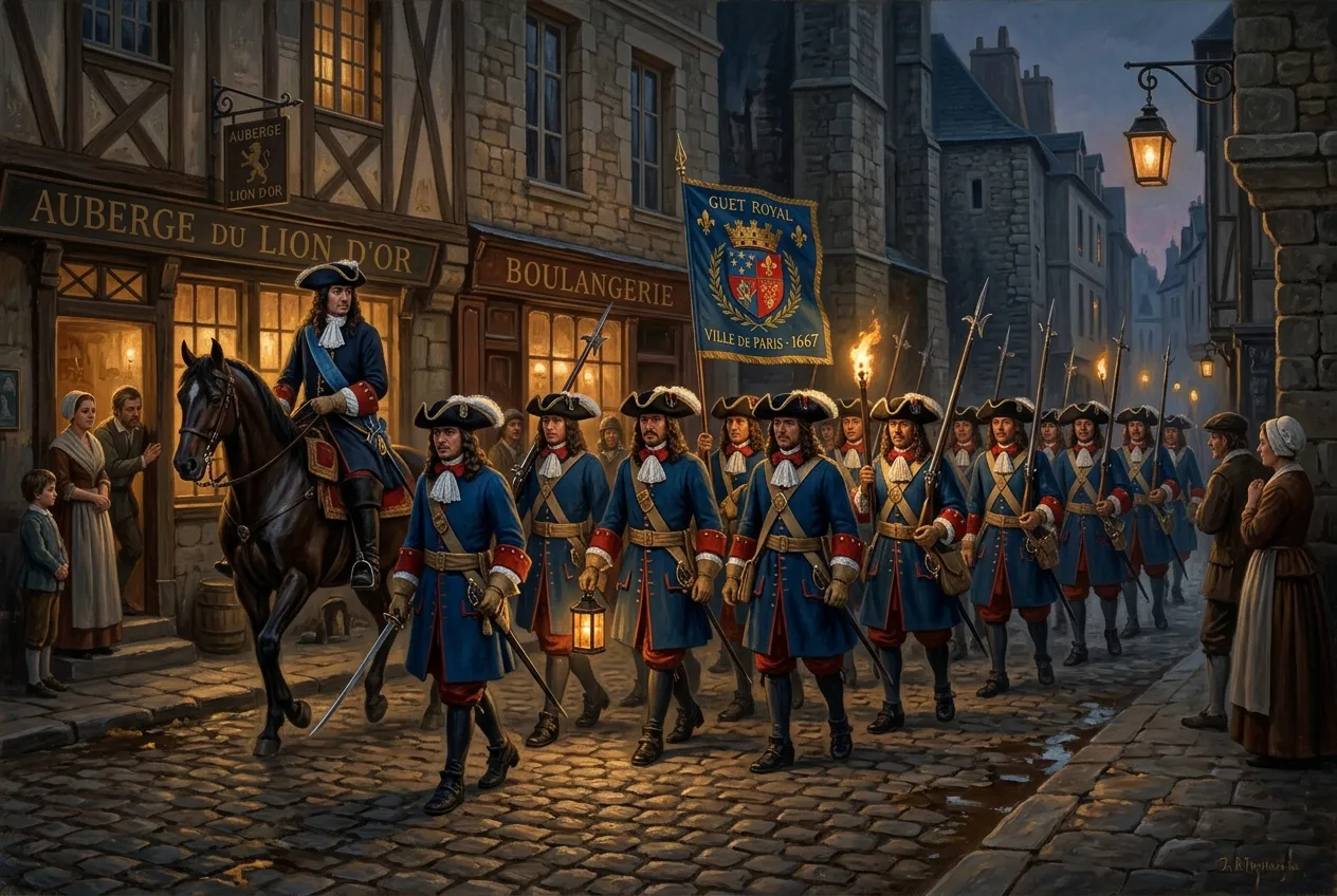 Le Guet royal en 1667 sous Louis XIV