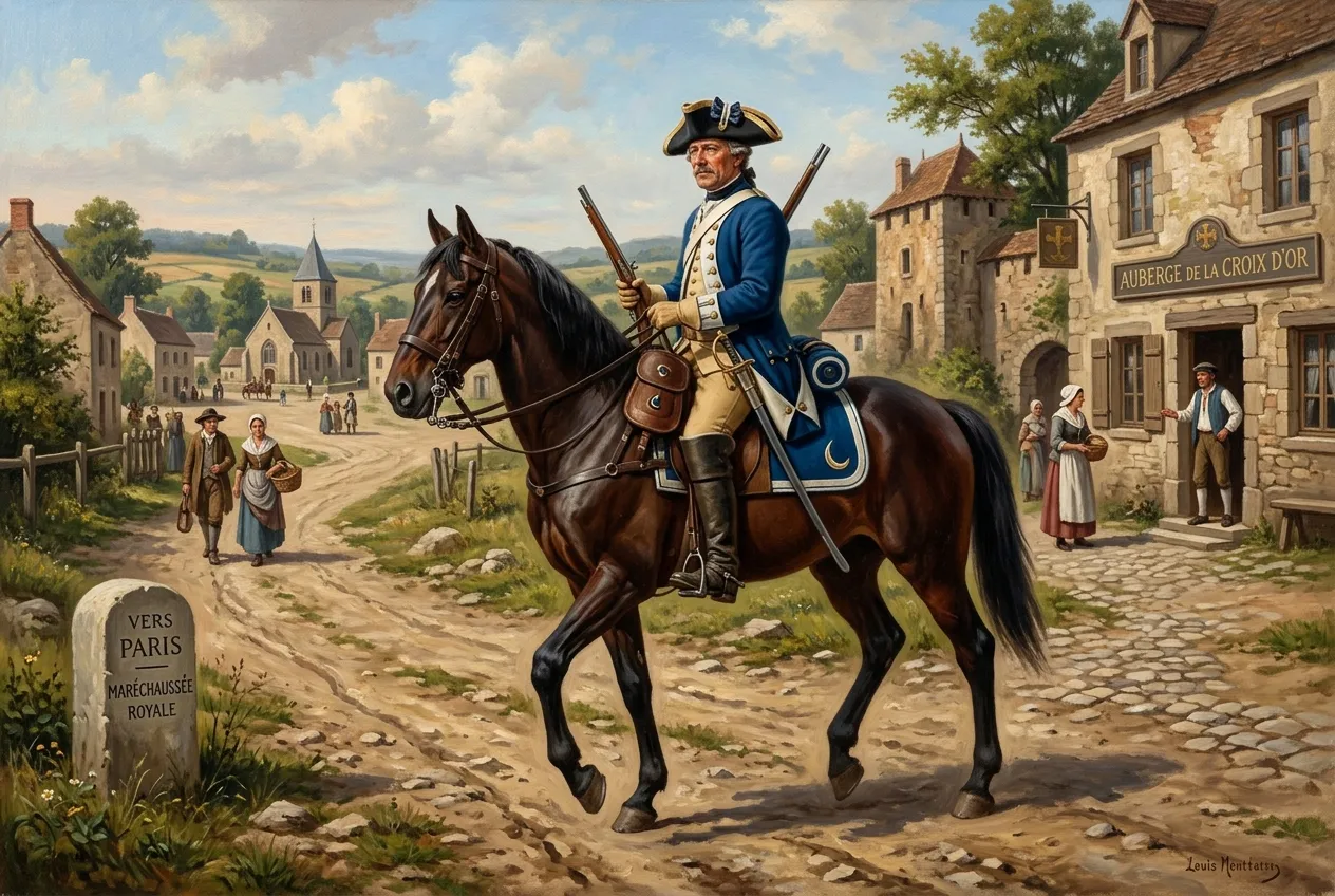 Cavalier de la Maréchaussée royale ou de la Gendarmerie Révolutionnaire de 1791