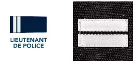 Galon de lieutenant de police