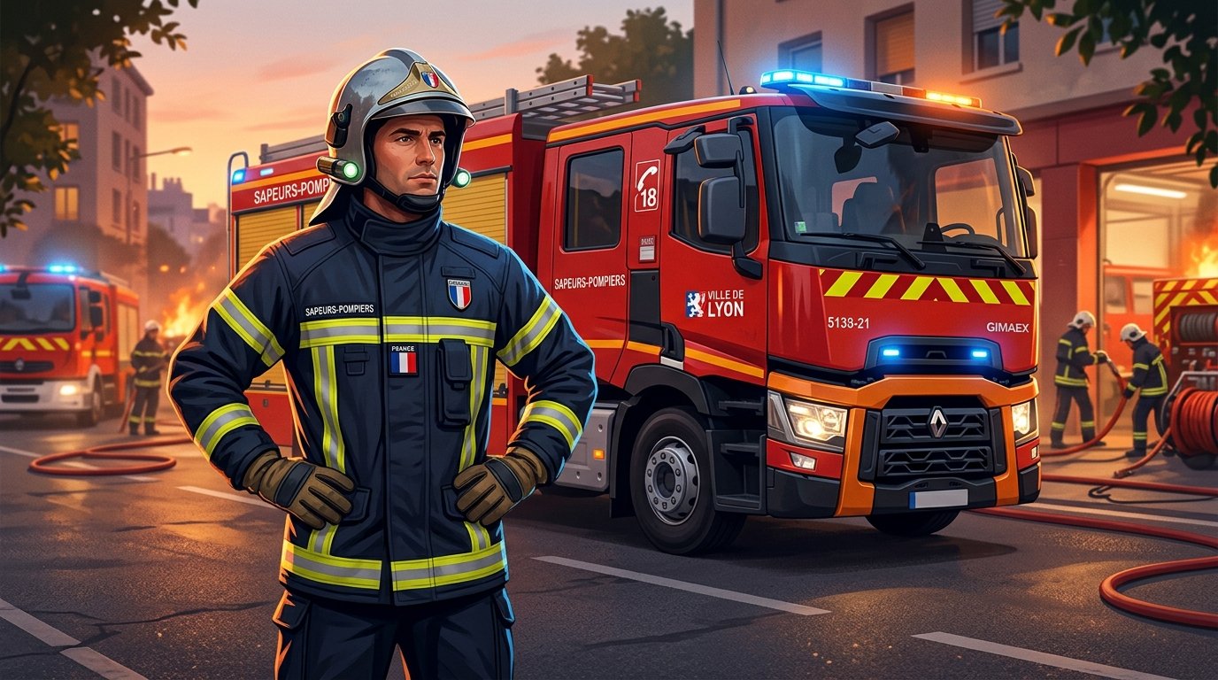 Tenues, uniformes et véhicules des sapeurs-pompiers