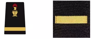 Galon BSPP sous-lieutenant