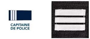 Galon de capitaine de police