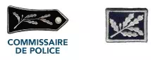 Galon de commissaire de police