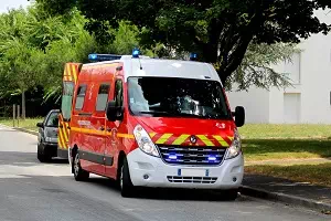 VSAV véhicule de secours et d'assistance aux victimes